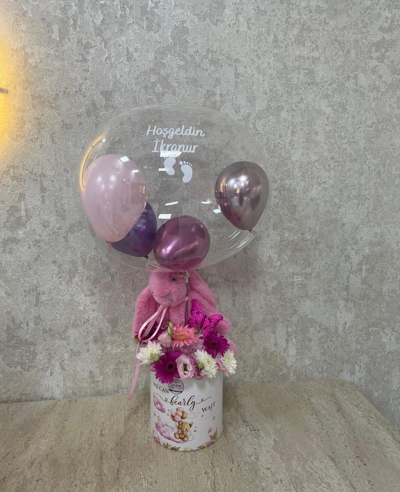 Hoş Geldin Prenses – Balonlu Bebek Aranjmanı